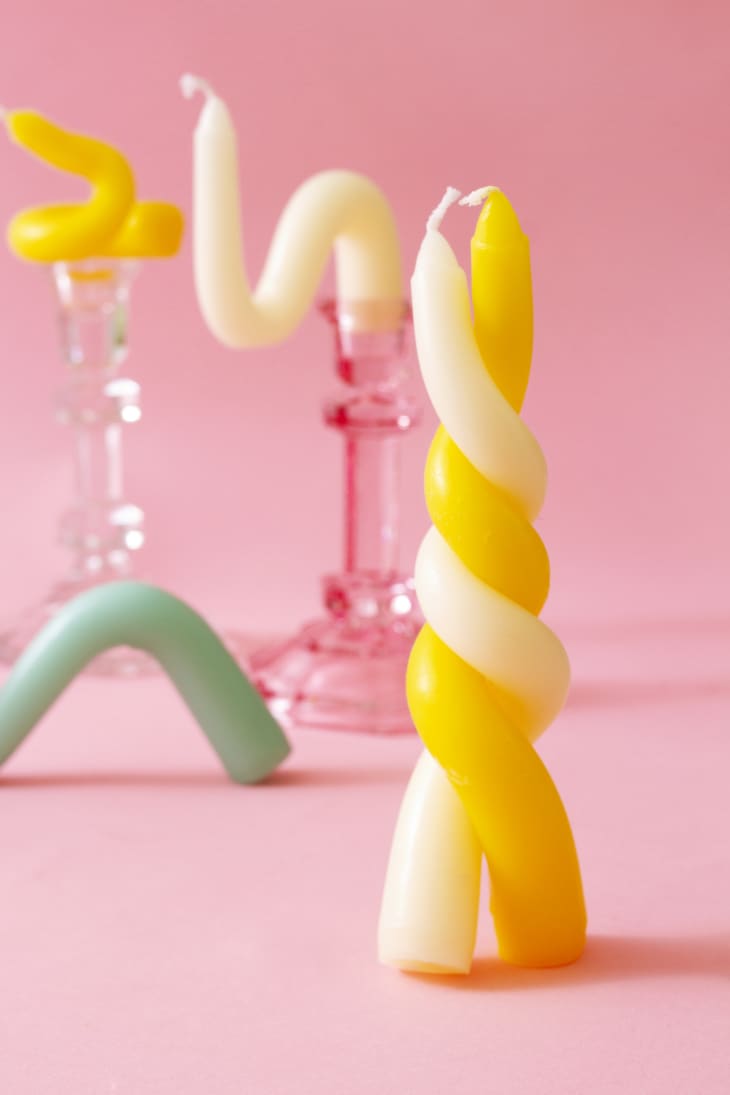 How to Make Twisted Taper Candles Apartment Therapy